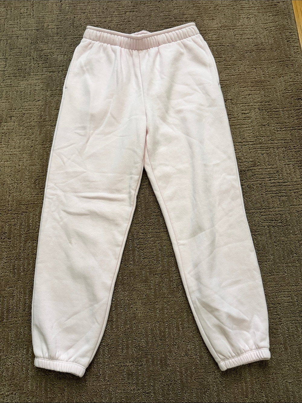 Girls' 14 Light Pink Fleece Jogger Pants like new